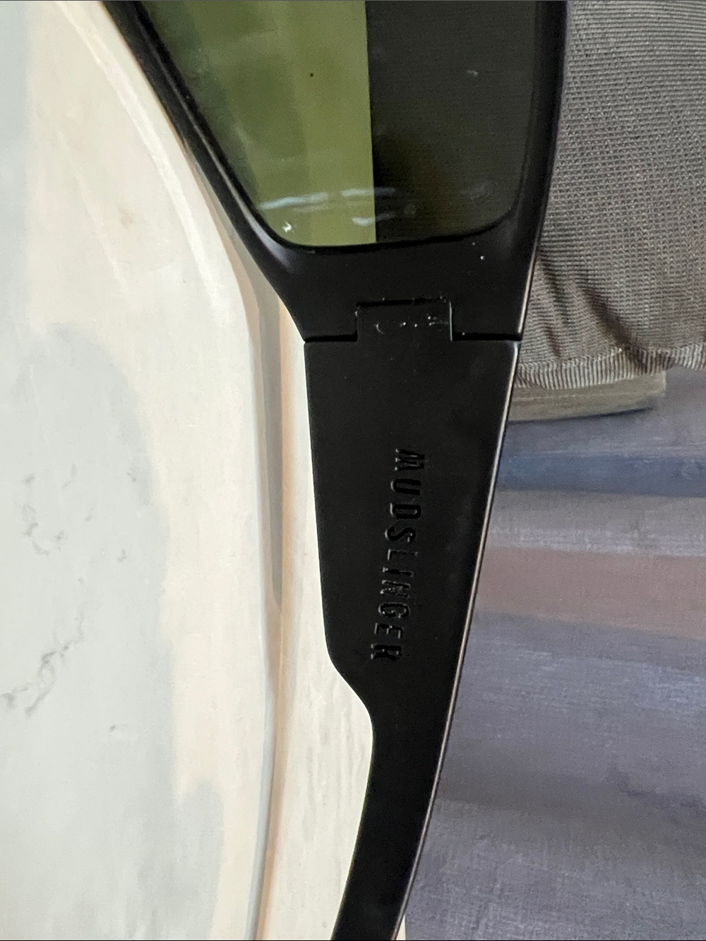 Electric  mudslinger Black Frame Protective Glasses with Green Lenses - Picture 2 of 5